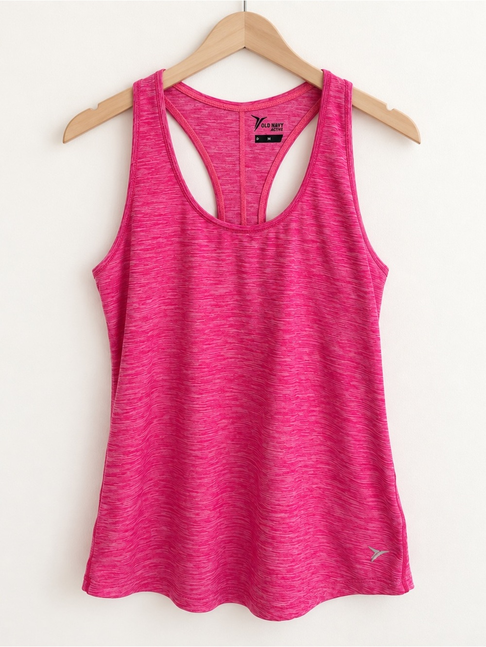 Old Navy Active Pink Marled Racerback Workout Tank Women’s Medium